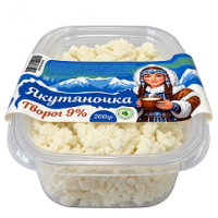 Творог 9% 200 гр (10 шт), пл/конт, ТМ Якутяночка ТУ