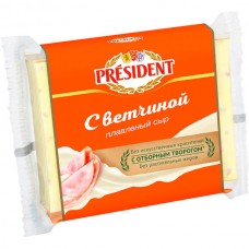 Сыр Мастер Бутерброда с ветчиной Президент 150г. 40% (15)