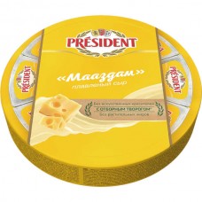 Сыр плавленный Мааздам Президент 140г. 45% (15)