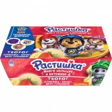 Растишка Творог обог.Клубника банан пломбир 3,5% 6*45г Мульт. ГЛ8