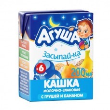 Каша мол.злак  Агуша Засып-ка Груш-Банан  2,7% 200 мл*10