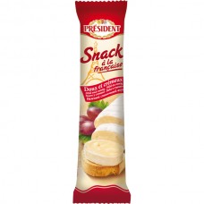Сыр мягкий с белой плесенью Snack ? la Fran?aise President 170г 60% (ГК 6)