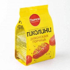 Колбаски  Пиколини Дижонская горчица, с/к,ст.вес 50г.(Дымов)