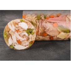 МОЗАИКА В ЖЕЛЕ "Овощная с курицей" малый батон (СМ)